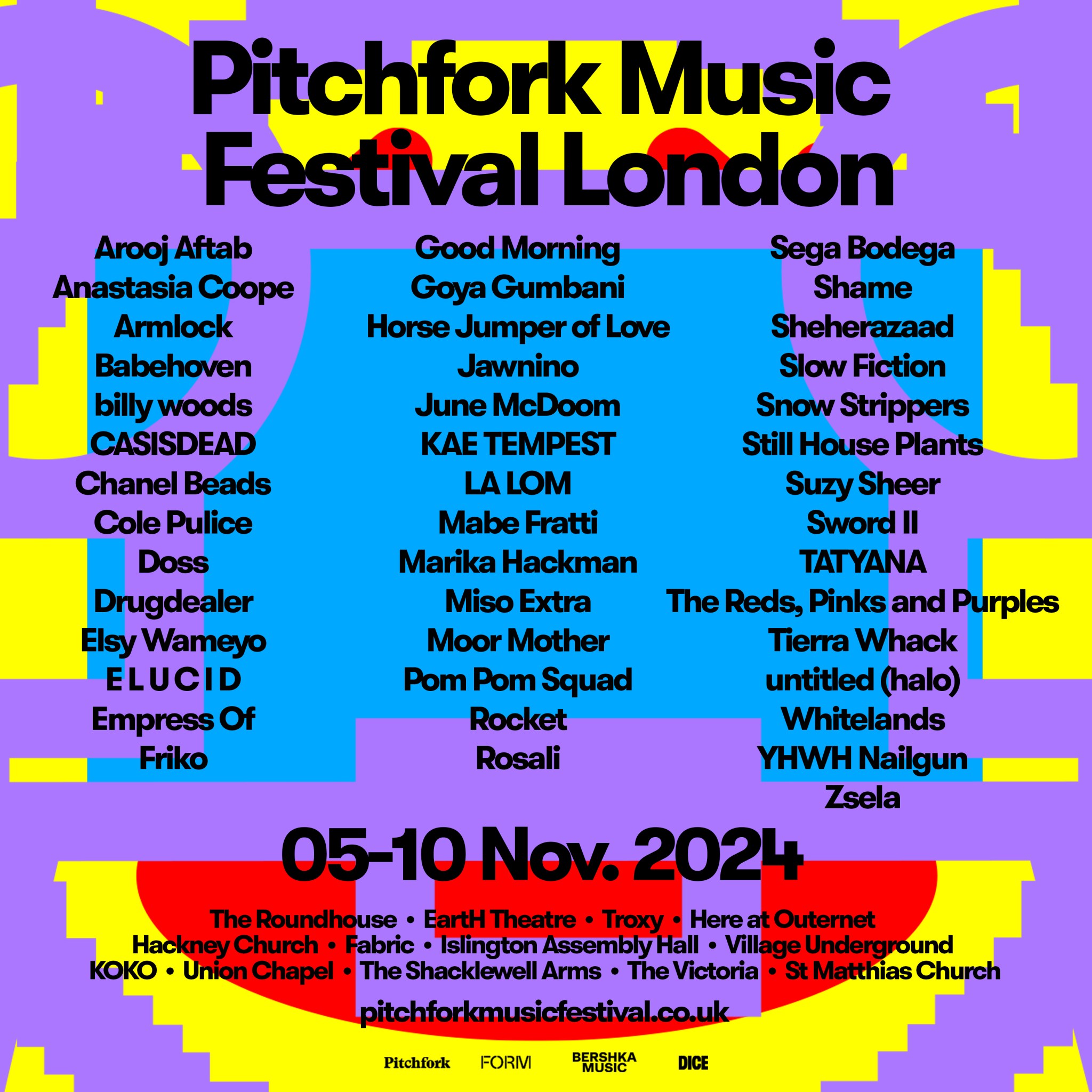 Pitchfork Music Festival announce London event’s 2024 first wave lineup