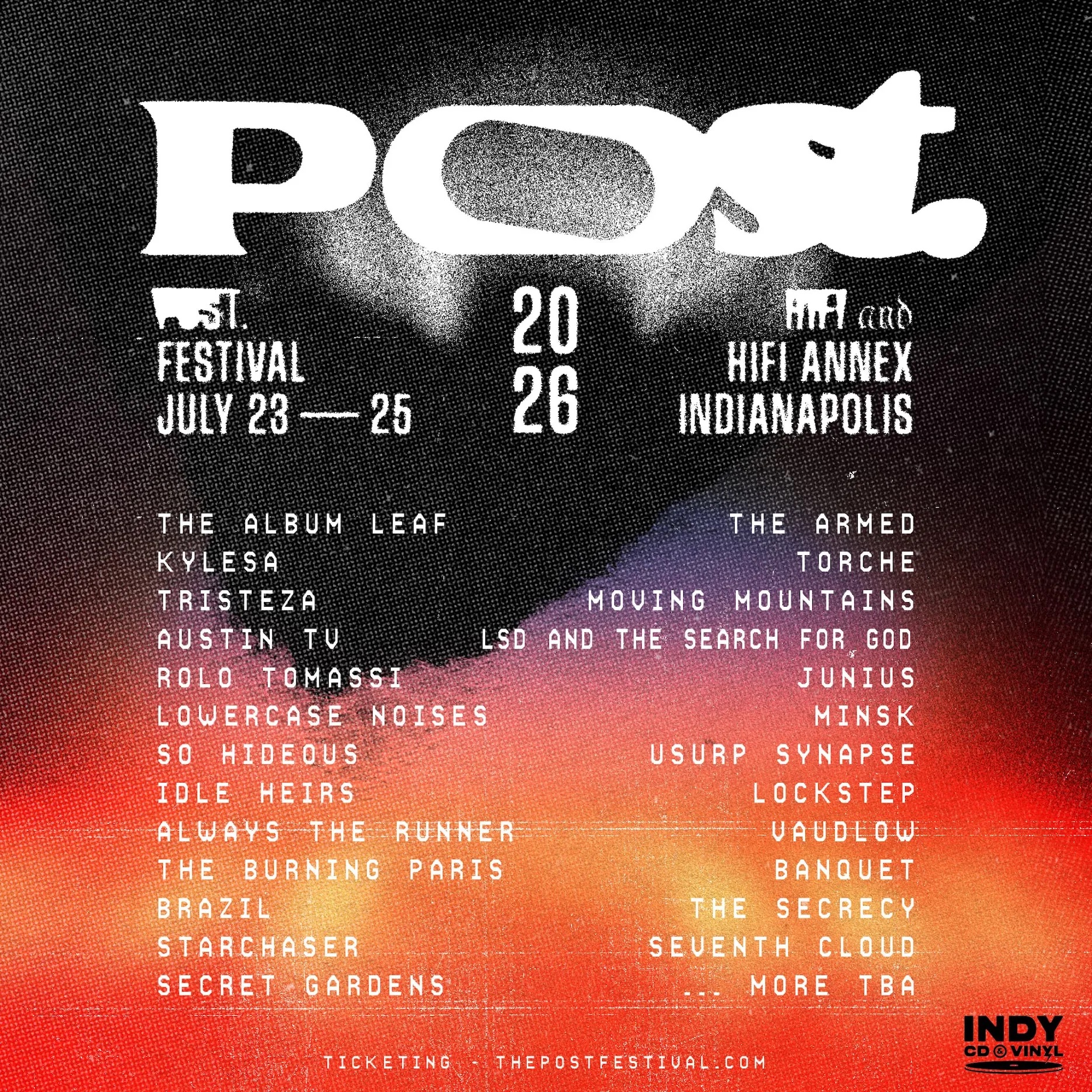 Post. Festival announce 2026 first wave lineup – Fruit and Grooves ...