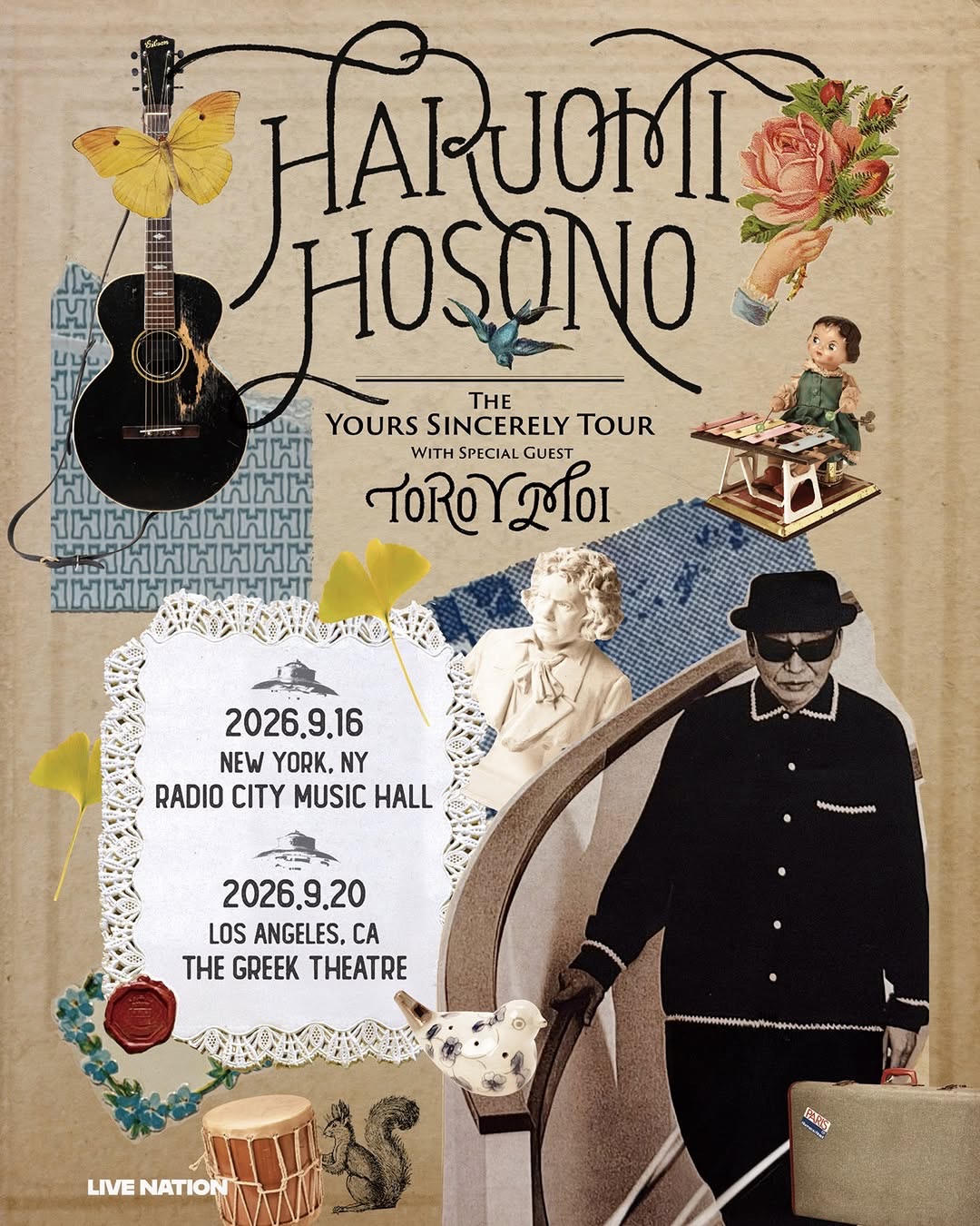 アート・デザイン・音楽 Haruomi Hosono Imaginary Record Covers Haruomi Hosono announces new album, 2026 US concerts – Fruit and